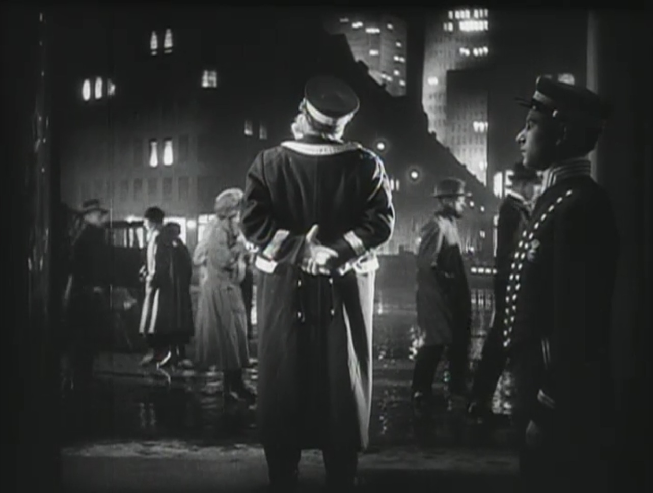 Emil Jannings, in Murnau's The Last Laugh Emil Jannings, in Murnau's The Last Laugh