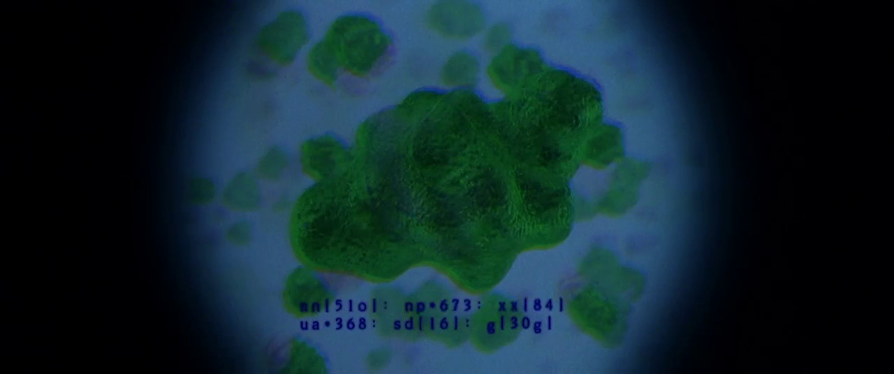 Green goo memories in Dark City