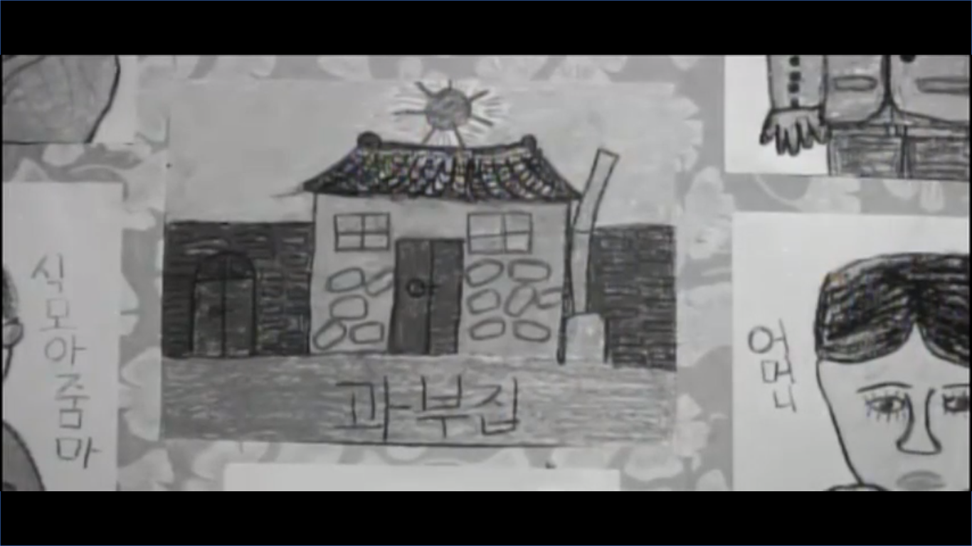 Image of Ok-hee's pictures of her family and village
