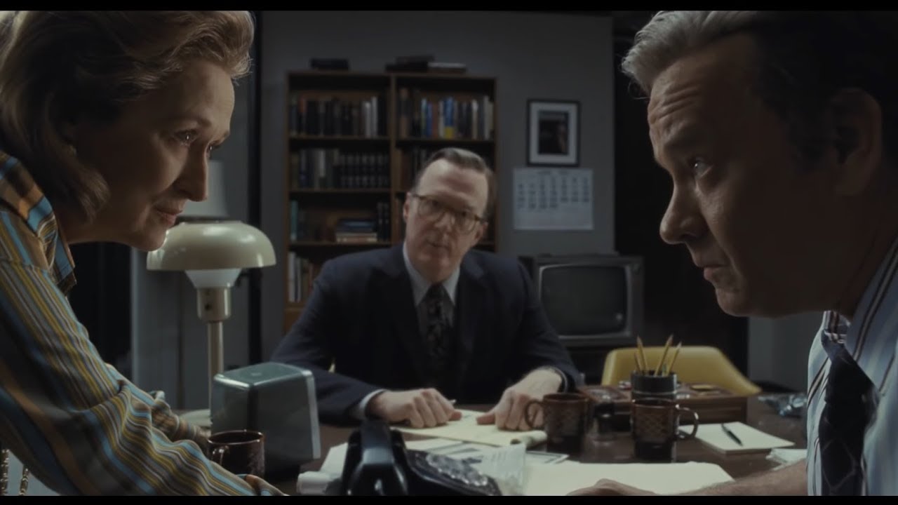 Meryl Streep and Tom Hanks in Steven Spielberg's The Post