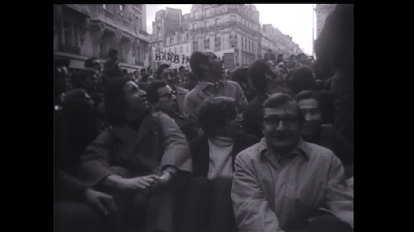 Claude Chabrol and others in '68 in Henri Langlois: Phantom of the Cinematheque