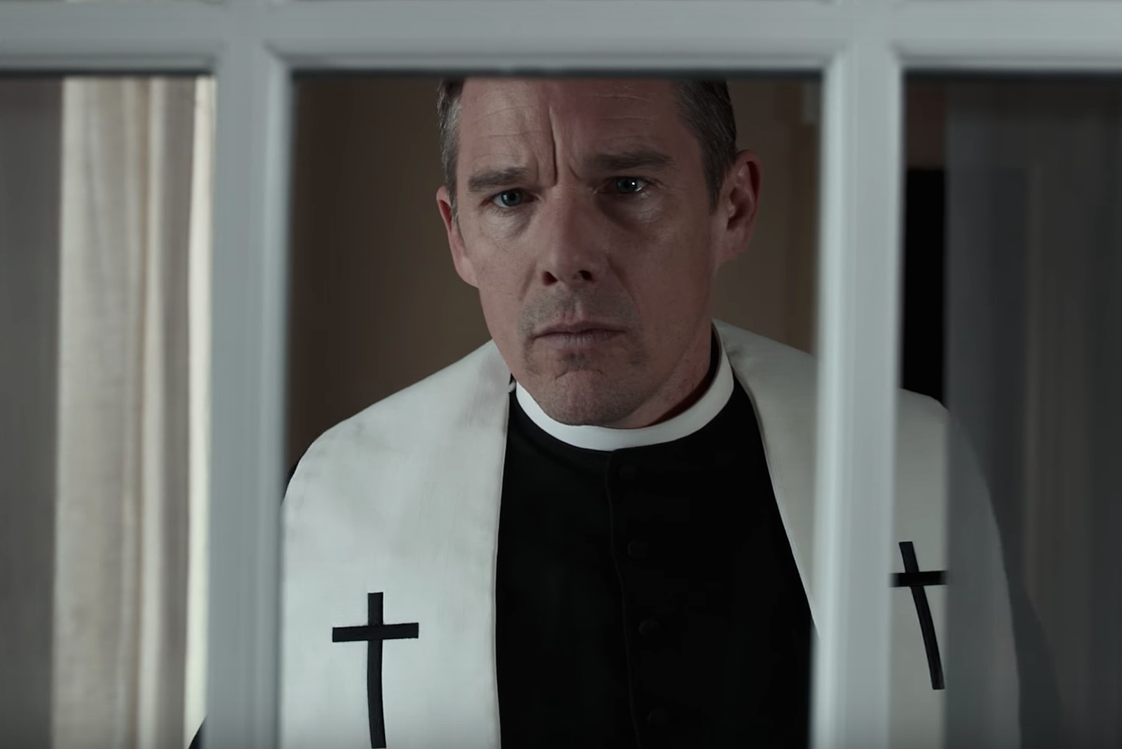 Ethan Hawke in Paul Schrader's First Reformed