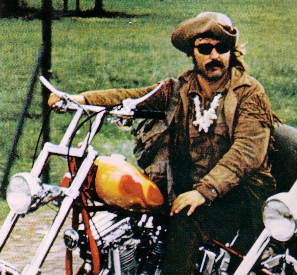Dennis Hopper flashback to Easy Rider
