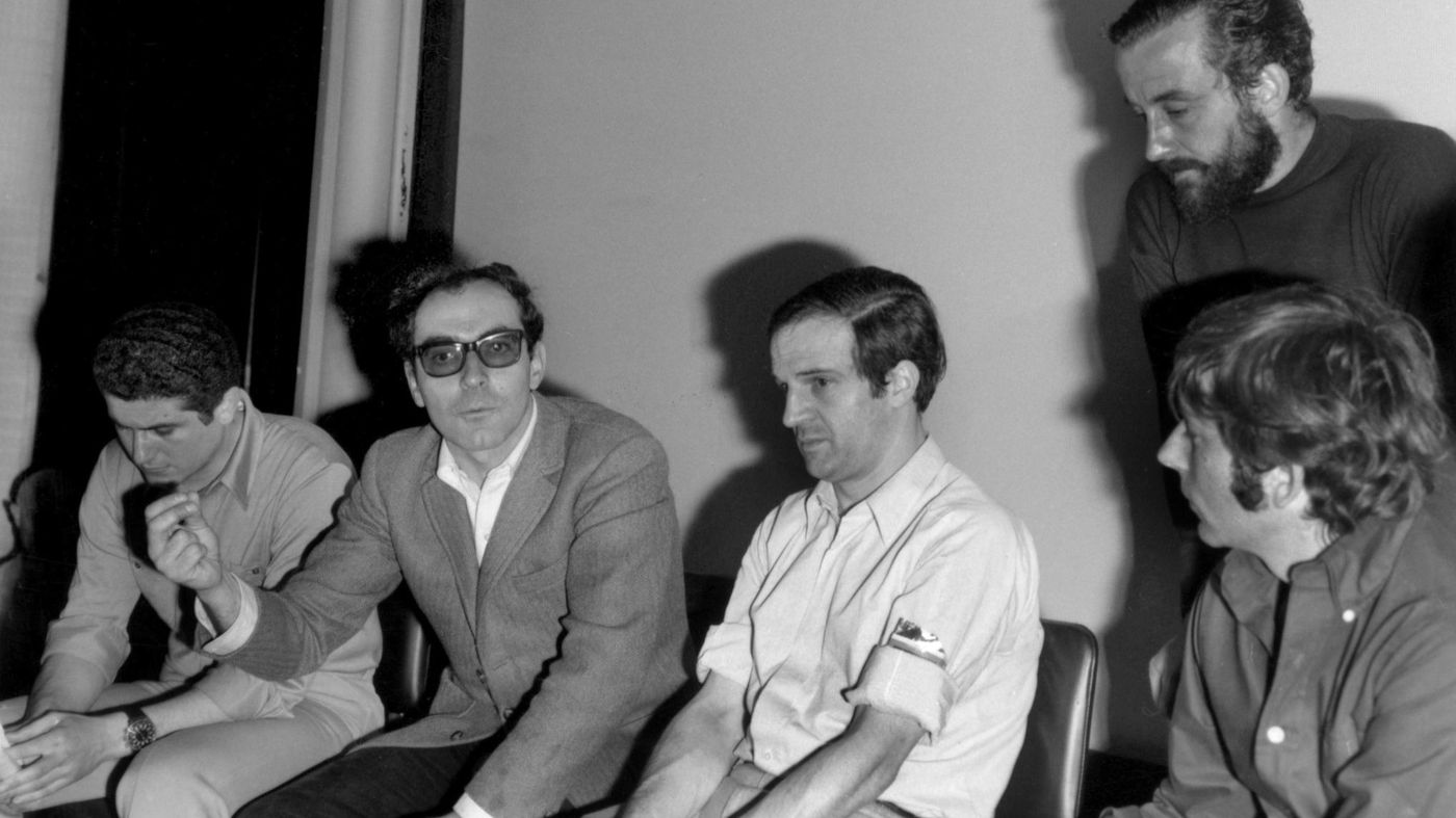 Godard Truffaut in Cannes 1968